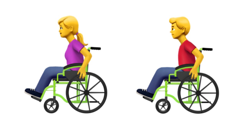 Illustration for article titled Silla de ruedas y prótesis: Apple diseña nuevos emojis para representar a las personas con discapacidad